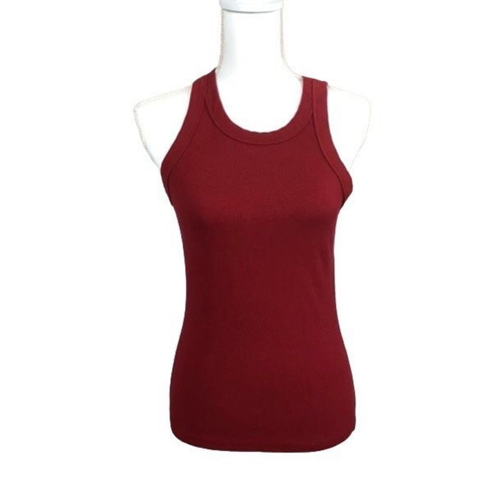 Spiritual Gangster S Red Bliss Tank Ribbed Sleeveless